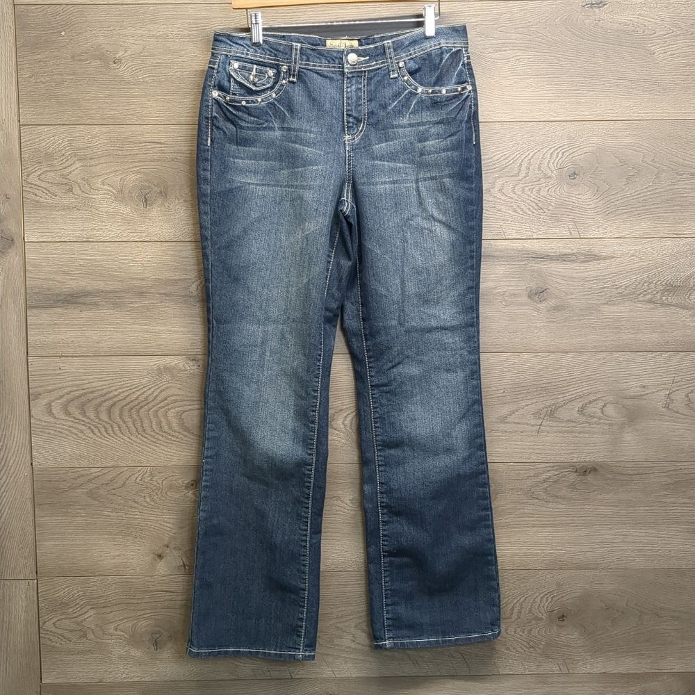 Earl Jean Stretch Denim Boot cut Jeans Women's Midsize 10